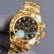 Clone Rolex Daytona Yellow Gold Watch Black Diamond Dial 40MM For Men (3)_th.jpg